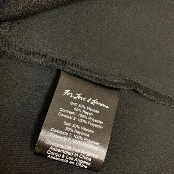 Free People For Love & Lemons Evie Mini Dress Flare Sleeve Ruffles Black Size XS - Picture 12 of 16